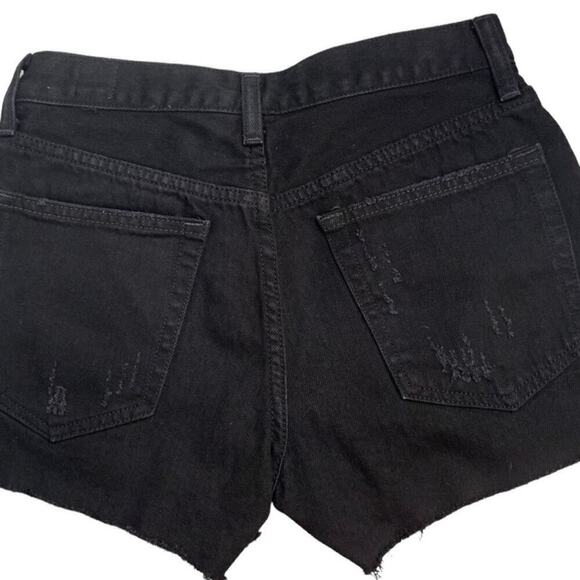NWT Free People x We the Free Sofia Denim Black Cut-Off Shorts SZ 25 - Picture 5 of 6